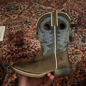 Blue and Brown Durango Cowboy boots